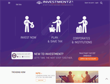 Tablet Screenshot of investmentz.com